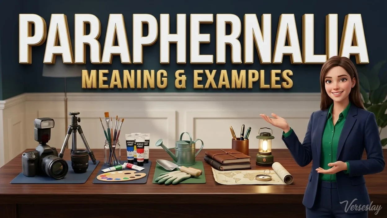 Paraphernalia Meaning