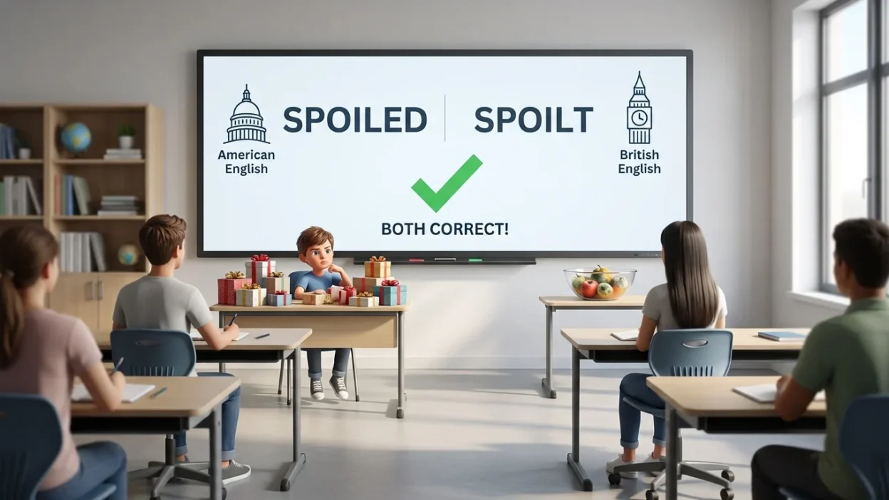 Spoiled vs Spoilt