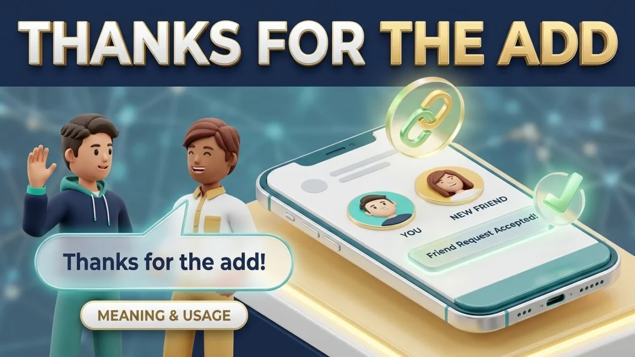 Thanks for the Add